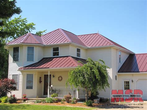 burgandy metal houses|burgundy metal siding.